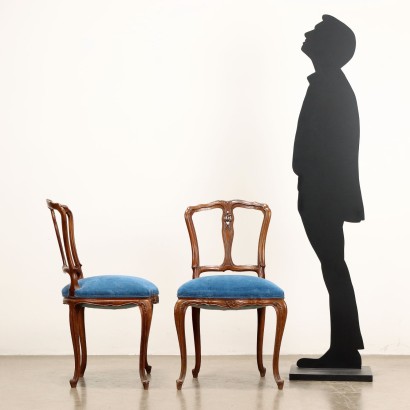 4 chairs,Set of four chairs,Set of four Baroque chairs