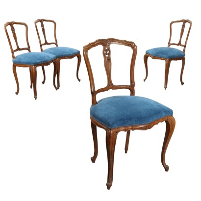Group of Four Baroque Chairs