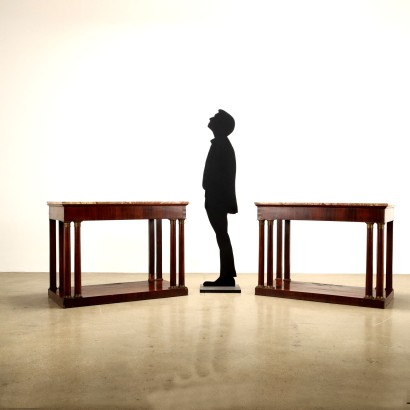 CONSOLE PAIR,Empire console pair