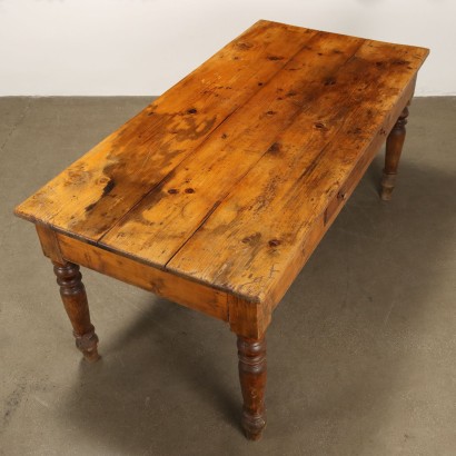 Table, Table en sapin, fin du XIXe siècle