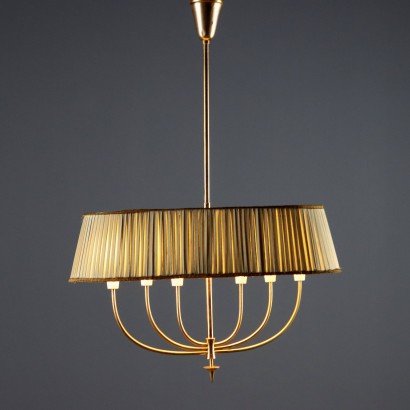 Lampadario Anni '40 '50 a Sei Punti Luce