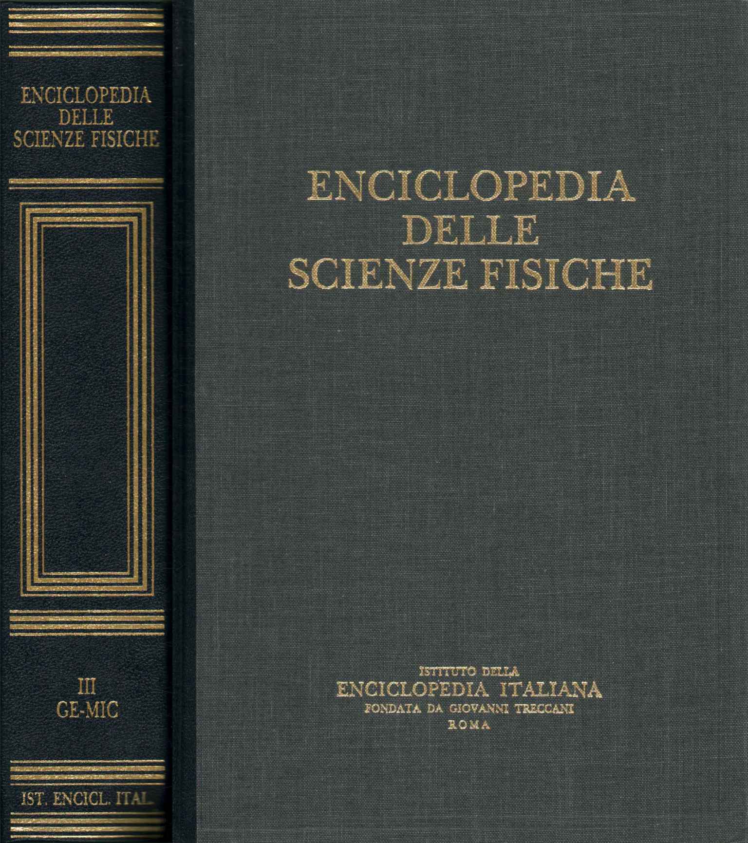 Enciclopedia delle scienze fisiche. Cris-g