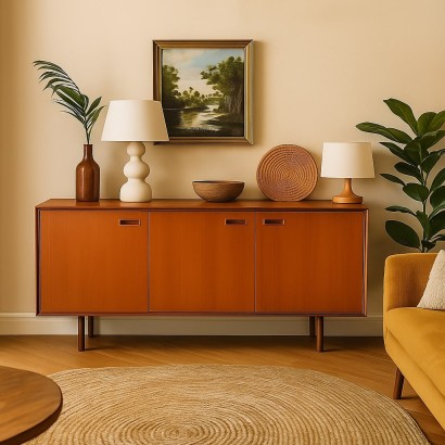 Sideboard Anni '60 in teak,Sideboard in Teak