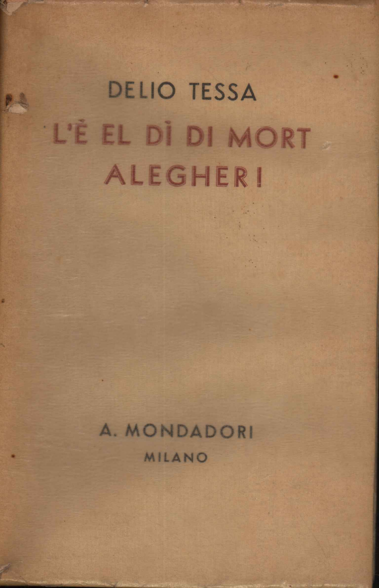 L'è el dì di mort a
