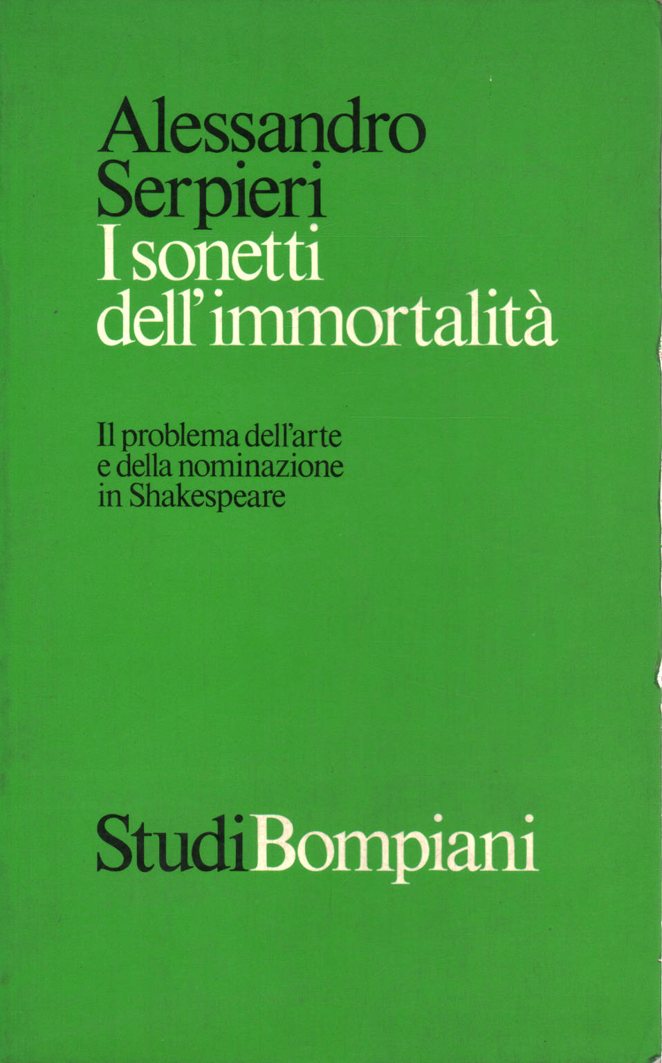 I sonetti dell'immortalità