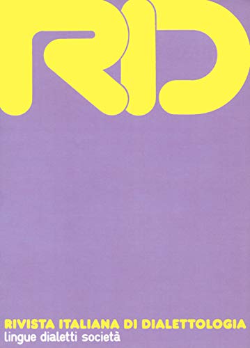 RID. Revista Italiana de Dialectología