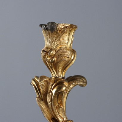 Pair of Rococo Style Candlesticks i