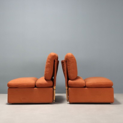 Tres sillones Zanotta de los años 80