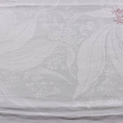 Mantel de lino de Flandes con diez servilletas
