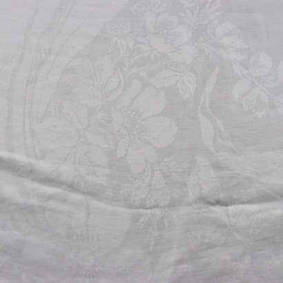 Mantel de lino de Flandes con diez servilletas