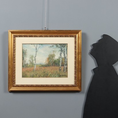 Peinture de Luigi Comolli,Pian Rosa,Luigi Comolli,Luigi Comolli,Luigi Comolli