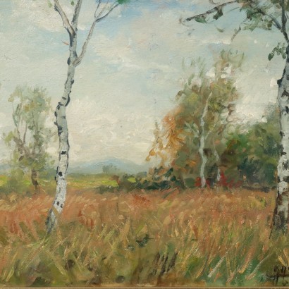 Peinture de Luigi Comolli,Pian Rosa,Luigi Comolli,Luigi Comolli,Luigi Comolli