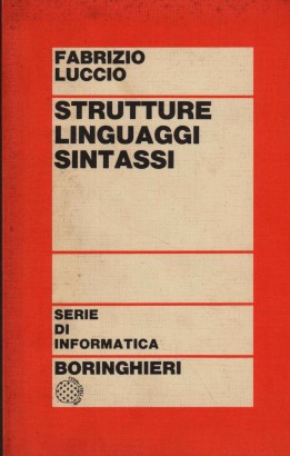 Srutture linguaggi sintassi. Una introduzione