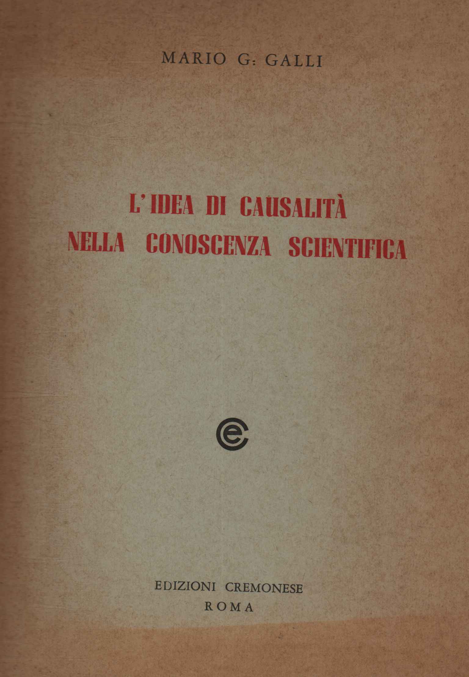 L'idea di causalità nella