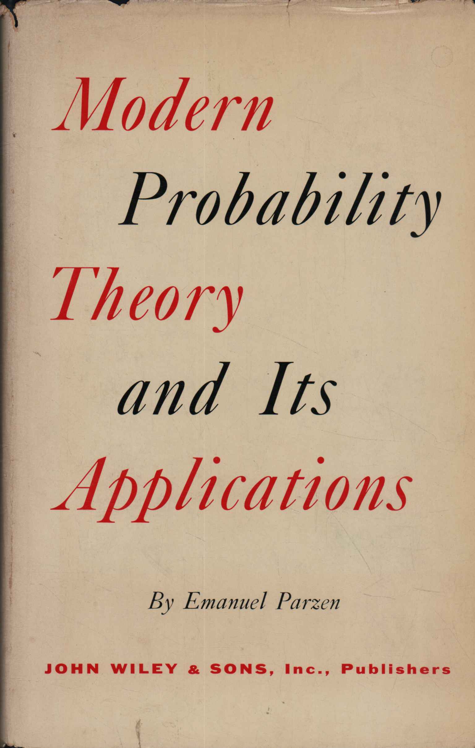 Modern probability theory and its applic