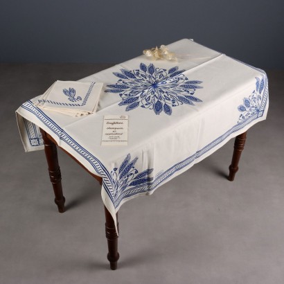 Nappe avec 4 serviettes Stamperia Braghittoni
