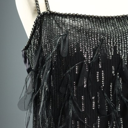 Pinko Sequin and Feather Dress