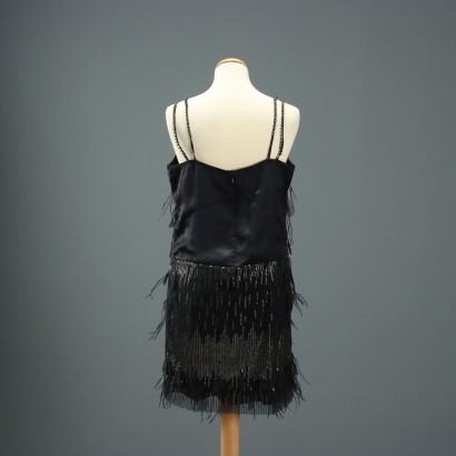 Pinko Sequin and Feather Dress