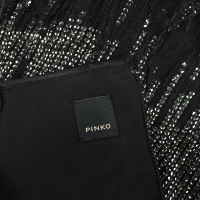 Pinko Sequin and Feather Dress