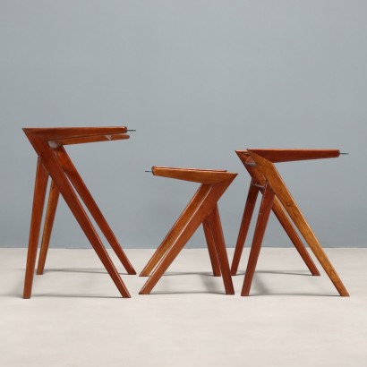Set of three nesting tables from the 1900s