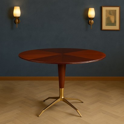 TAVOLO ANNI '50/'60,Tavolo con Base in Ottone Anni 50-60,Tavolo con Base in Ottone Anni 50-60,Tavolo con Base in Ottone Anni 50-60,Tavolo con Base in Ottone Anni 50-60,Tavolo con Base in Ottone Anni 50-60