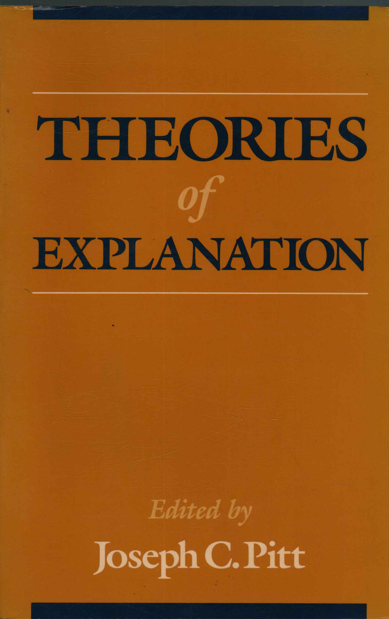 Theories of Explanation