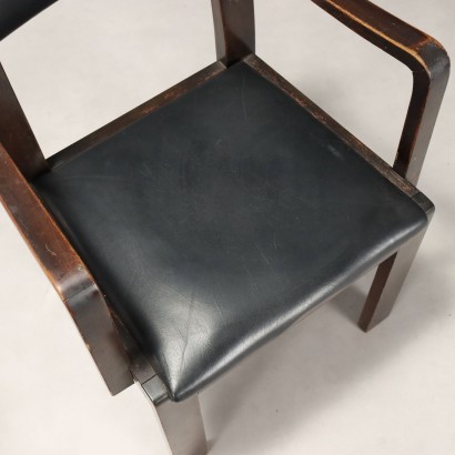 Set di Sedie anni '60,Sedie con braccioli anni '40