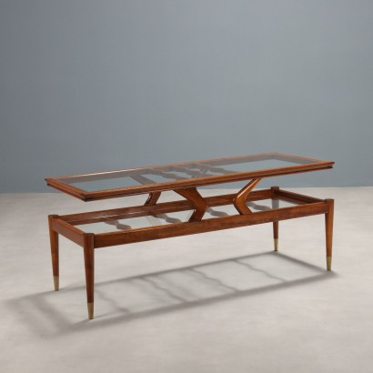 Mesa de centro de los años 50 con doble tablero