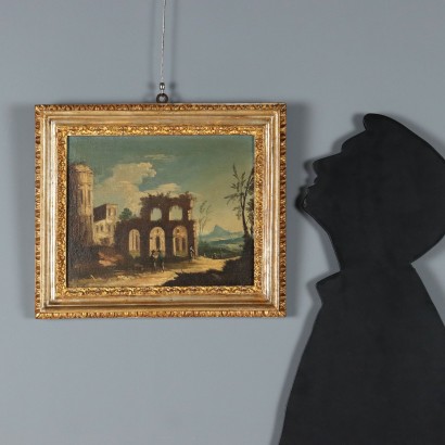 Painting Landscape with Architectural Ruins,Landscape with Architectural Ruins and f