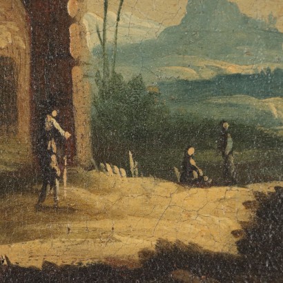 Painting Landscape with Architectural Ruins,Landscape with Architectural Ruins and f