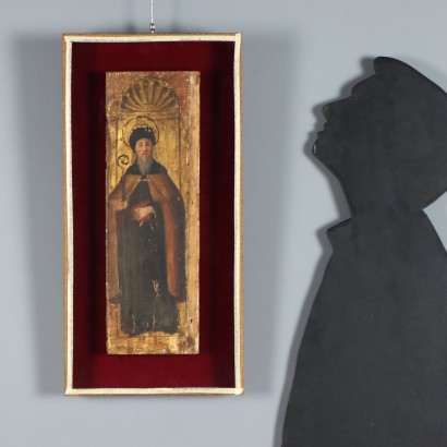 Gemälde Porträt des Heiligen Bischofs Fra, Porträt des Heiligen Franziskanerbischofs, Gemälde Porträt des Heiligen Bischofs Frankreich