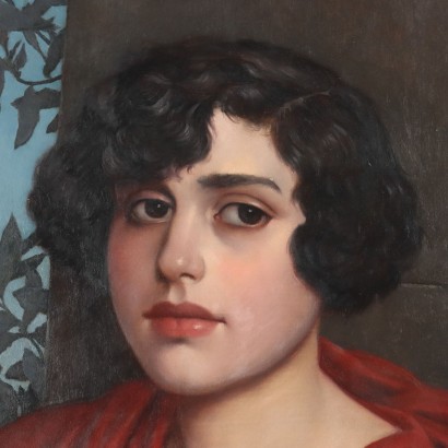 Painting by Bruno Croatto, Portrait of a young woman with a red cloak, Bruno Croatto, Portrait of a young woman with a red cloak, Bruno Croatto, Bruno Croatto, Bruno Croatto, Bruno Croatto, Bruno Croatto, Bruno Croatto, Bruno Croatto, Bruno Croatto