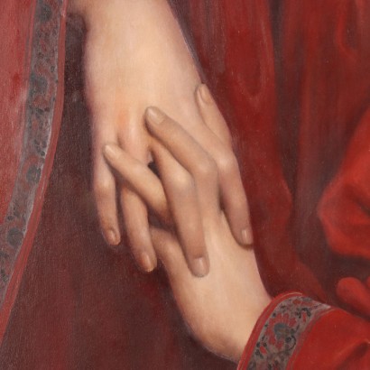 Painting by Bruno Croatto, Portrait of a young woman with a red cloak, Bruno Croatto, Portrait of a young woman with a red cloak, Bruno Croatto, Bruno Croatto, Bruno Croatto, Bruno Croatto, Bruno Croatto, Bruno Croatto, Bruno Croatto, Bruno Croatto