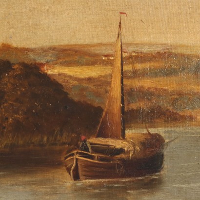 Flusslandschaftsgemälde