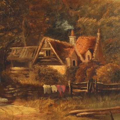 Flusslandschaftsgemälde