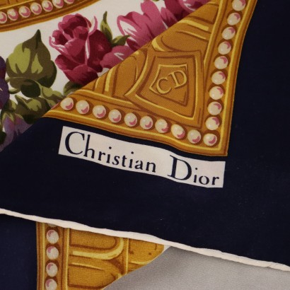 Christian Dior Vintage Floral Scarf