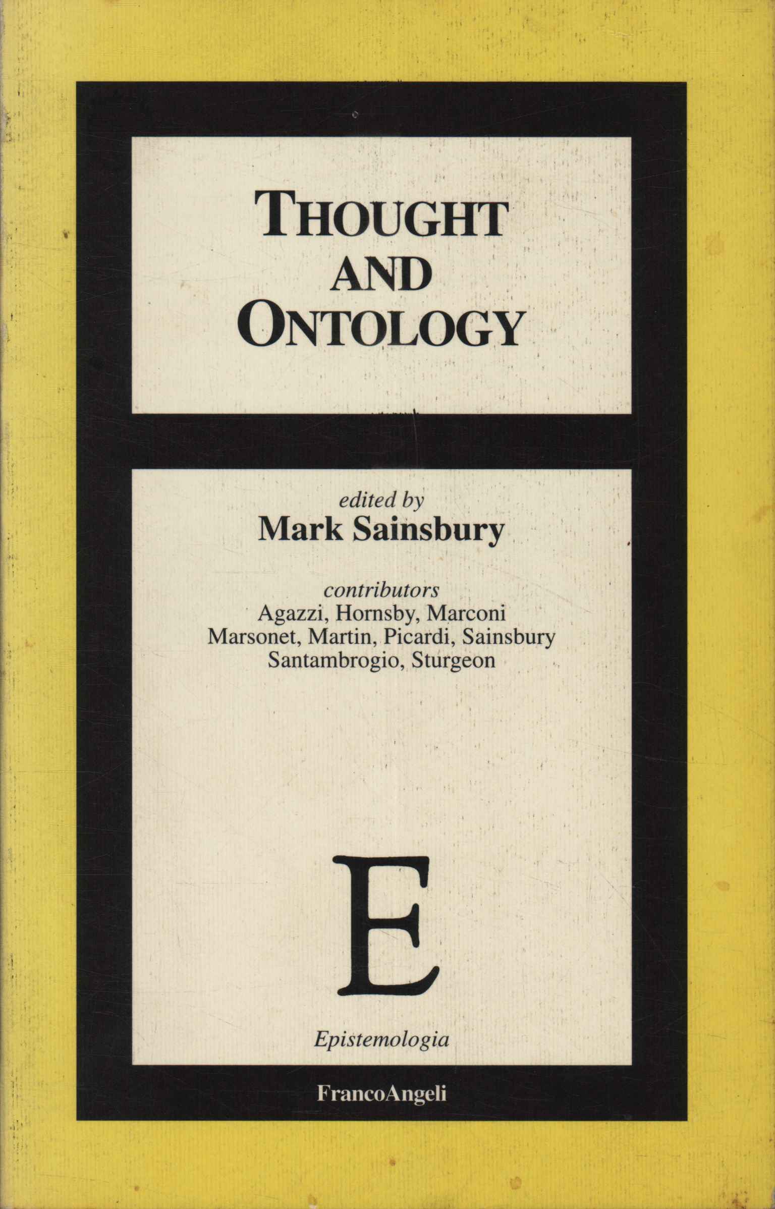 Thought and Ontology