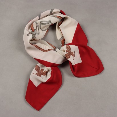 Gucci Foulard Bianco e Rosso