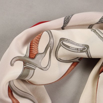 Gucci Foulard Bianco e Rosso