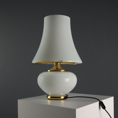 Lampe de table en verre de Murano