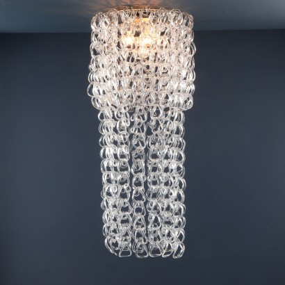 Vistosi Giogali Chandelier Design Angelo Mangiarotti 1960s-1970s