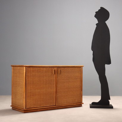 80's Wicker Sideboard