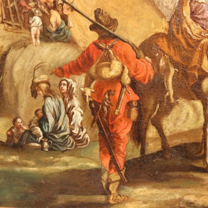 Dipinto Scena di Vita Popolare