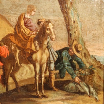 Dipinto Scena di Vita Popolare