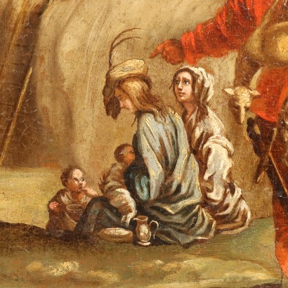 Dipinto Scena di Vita Popolare