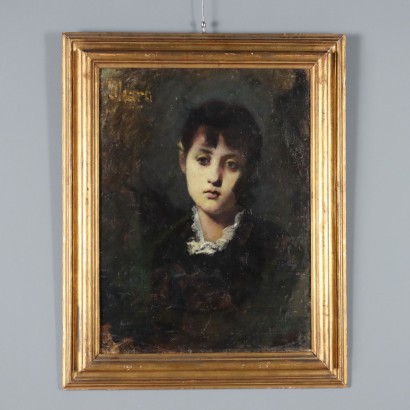Peinture Portrait d'une jeune femme
