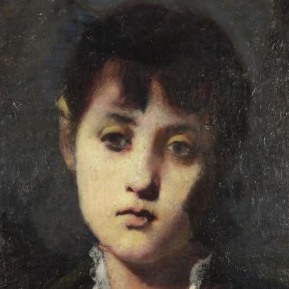 Peinture Portrait d'une jeune femme
