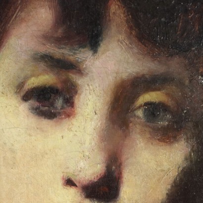Peinture Portrait d'une jeune femme