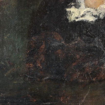 Peinture Portrait d'une jeune femme