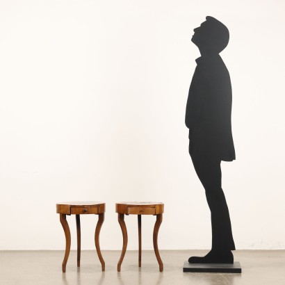 TABLES DE CHEVET, Tables de chevet en noyer